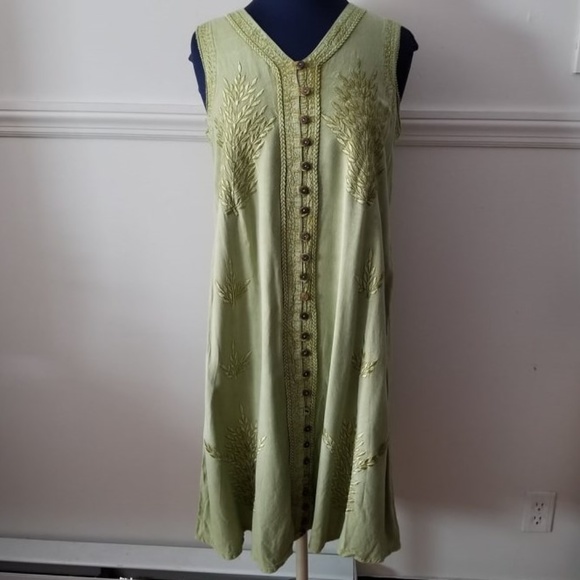 Shoreline Dresses & Skirts - 3/$21😊 OS Green Sleeveless Dress NWT